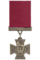 a medal with a red ribbon and the words pro valore on it