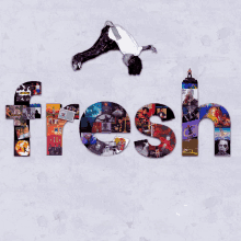 a person is doing a handstand and the word fresh is displayed