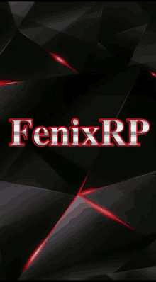 the word fenixrp is displayed on a black background