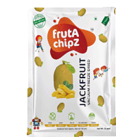 a bag of jackfruit vacuum freeze dried fruta chips