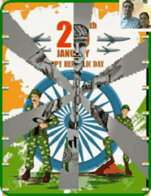 a poster with soldiers and the number 20th