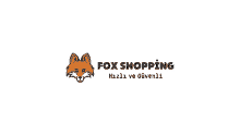 a logo for fox shopping shows a fox 's head