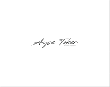 a logo for ayse toker beauty center is displayed on a white background