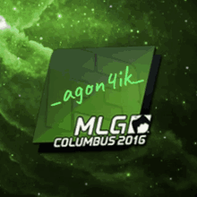 a logo for the mlg columbus 2016 tournament