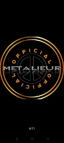 the official metalieur logo is shown on a phone screen