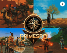 a video game called primesro is being played by a group of people