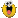 a pixelated smiley face with its mouth open and tongue sticking out on a white background .