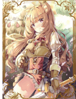 a picture of a girl with long hair and a sword in her hand