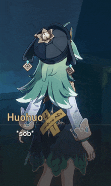 a character in a video game has the name huohuo on it