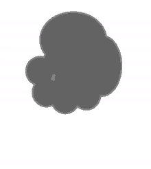 a gray cloud with a hole in the middle of it