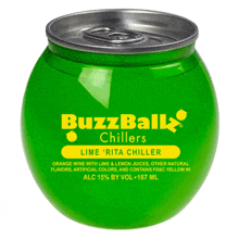 buzzball chillers lime rita chiller orange wine with lime & lemon juices other natural flavors artificial colors