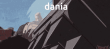 a cartoon drawing of a robot with the word dania written on it .