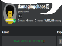 a facebook page for damagingchaos has a picture of a lego man