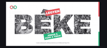 a poster that says ' legyen beke ' on the top