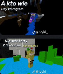 a screenshot of a video game with the words " a kto wie czy za rogiem " at the top