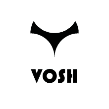 a black and white logo for yoshi with a triangle in the middle