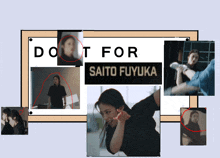 a poster that says " do it for saito fuyuka " on it