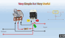 a diagram of a very simple but very useful electronics project