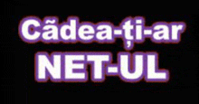 a black background with purple and white text that says ' cadoa-ti-ar net-ul '