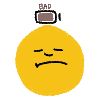 a yellow smiley face with the word bad on top of it