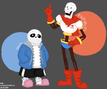 a drawing of papyrus and sans with the date of 20.10.2016