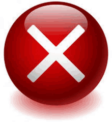 a red ball with a white cross inside of it .