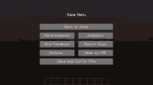 a screenshot of a menu for a game called mod mistringcraft