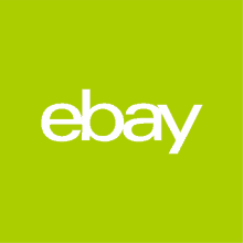 a green background with the ebay logo in white