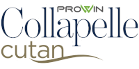 a logo for prowin collapelli cutan is shown