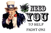 a poster of uncle sam pointing with the words " i need you to help fight on " below him