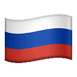 the russian flag is waving in the wind .