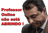 a man in a suit and tie with the words professor online in red