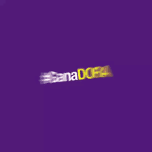 a woman in a white shirt smiles in front of a purple background that says # ganadora