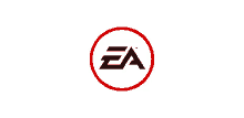 the ea logo is in a red circle