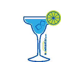 a logo for sunmaster.co.uk shows a martini glass with ice cubes and a lemon slice