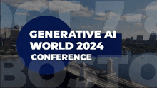 a flyer for the generative ai world 2024 conference