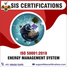 sis certifications iso 50001 : 2018 energy management system