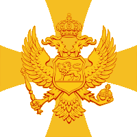 a gold eagle with a crown and a lion on its shield