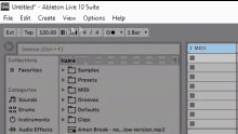 a screenshot of an ableton live 10 suite