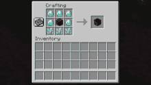 a screenshot of a minecraft crafting menu