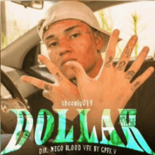 a man with tattoos on his hands is on the cover of an album called dollar