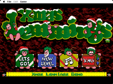 a screen shot of a game called xmas loadings