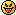 a pixel art illustration of a smiley face with a very angry expression .