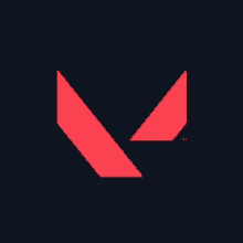 a red triangle on a black background with a tm on the bottom