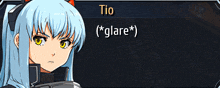 a video game character named tio is talking