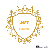 a logo for mey panda is created by logo maker