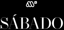 a black background with the word sabado written in white