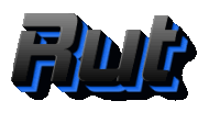 a black and blue logo that says rwt on it