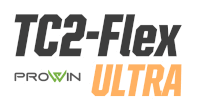 a logo for tc2 flex ultra is shown