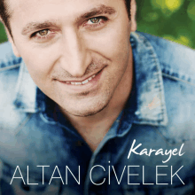 a man in a denim shirt is on the cover of a cd called karayel altan civelek